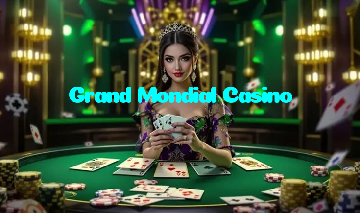 Grand Mondial Casino casino presented on mobile device in Pakistan with slots and live games